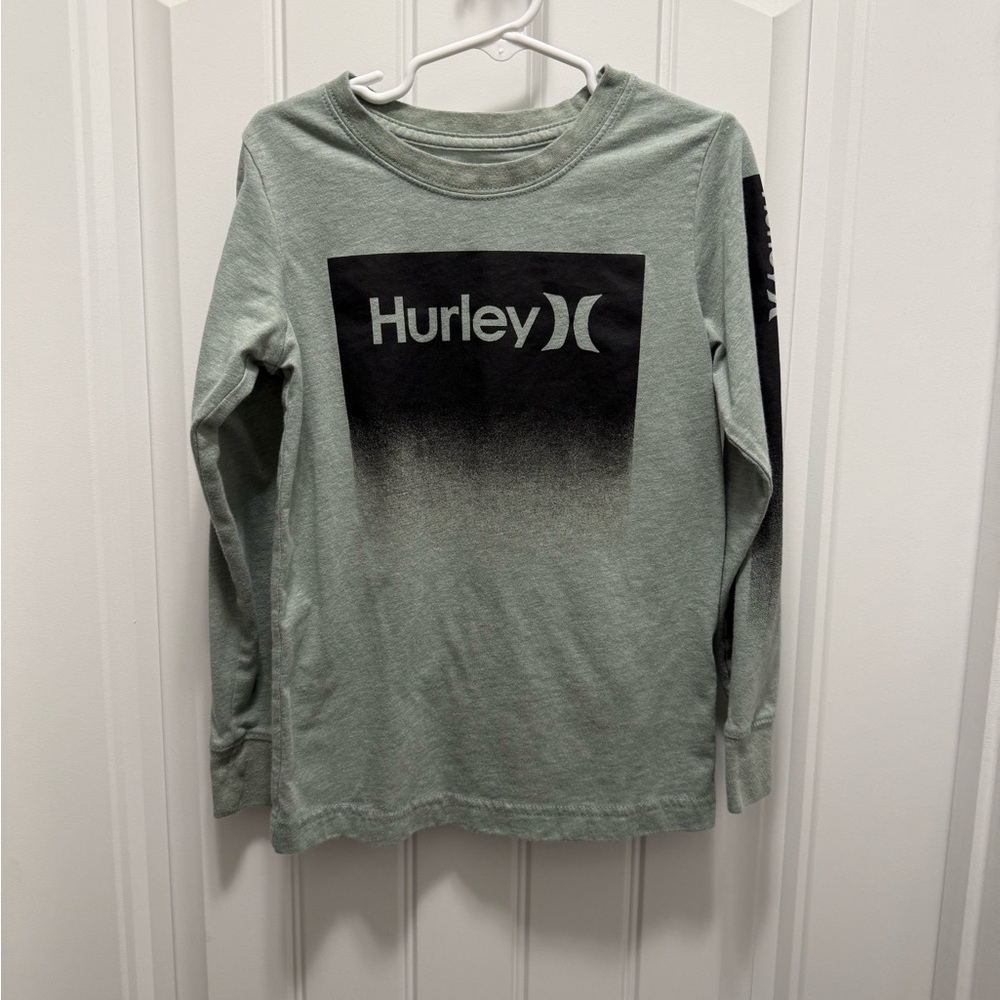 Hurley Kids Green Long Sleeve Tee